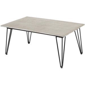 Bloomingville - Mundo Table basse, 90 x 60 cm, béton / gris - Publicité