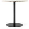 Audo - Harbour Column Table de bistrot Ø 80 cm, marbre blanc / noir