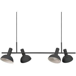 yunic - Ada Lampe suspendue 110 cm, noir mat