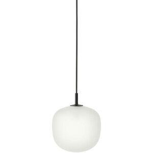 Muuto - Rime Lampe suspendue Ø 18 cm, opale / noir