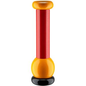 Alessi - Moulin à poivre MP0210, noir / jaune / rouge