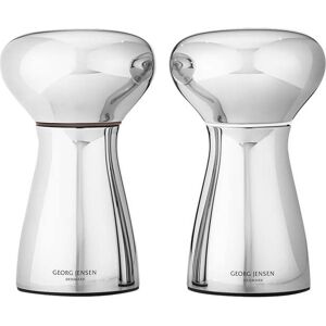 Georg Jensen - Salière et poivrière Alfredo, lot de 2, petit