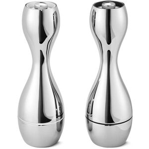 Georg Jensen - Cobra Moulin a sel et a poivre, acier inoxydable (jeu de 2)