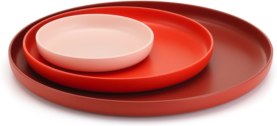 Vitra - Trays, rouge (lot de 3)