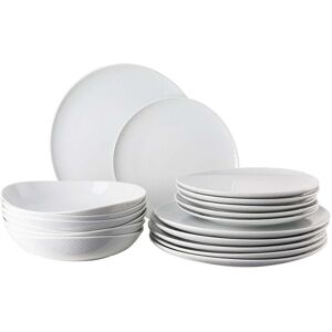 Rosenthal - Set d'assiettes Junto (18 pièces), blanc