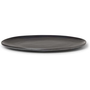 ferm LIVING - Flow Assiette plate, Ø 27 cm, noir