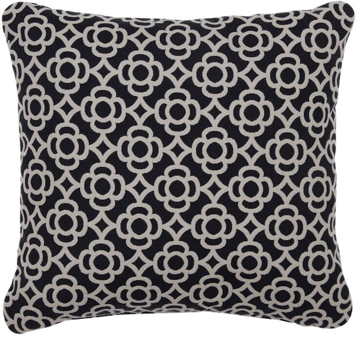 Fermob - Lorette Coussin d'extérieur 44 x 44 cm, réglisse