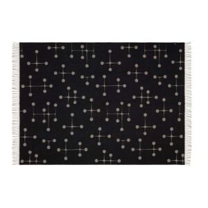 Vitra - Eames couverture de laine, Dot Pattern, noir