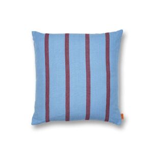 ferm LIVING - Grand Coussin, 50 x 50 cm, bleu / bourgogne