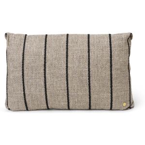 ferm LIVING - Clean Coussin Pasadena, 40 x 60 cm, sable / noir