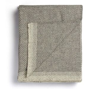 Roros Tweed Røros Tweed - Una Couverture en laine 200 x 150 cm, gris