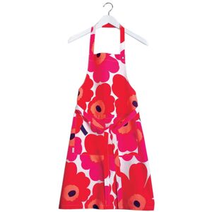 Marimekko - Pieni Unikko Tablier, blanc / rouge - Publicité