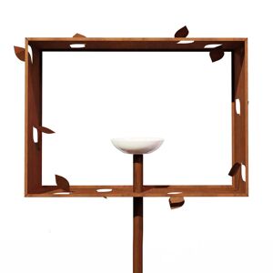 Frederik Roijé - Frame Mangeoire pour oiseaux, corrosion brown
