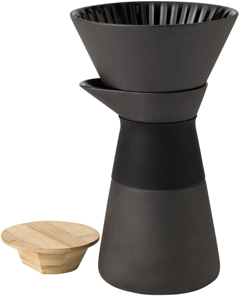 Stelton - cafetière filtre Theo 0,6 l, noir mat