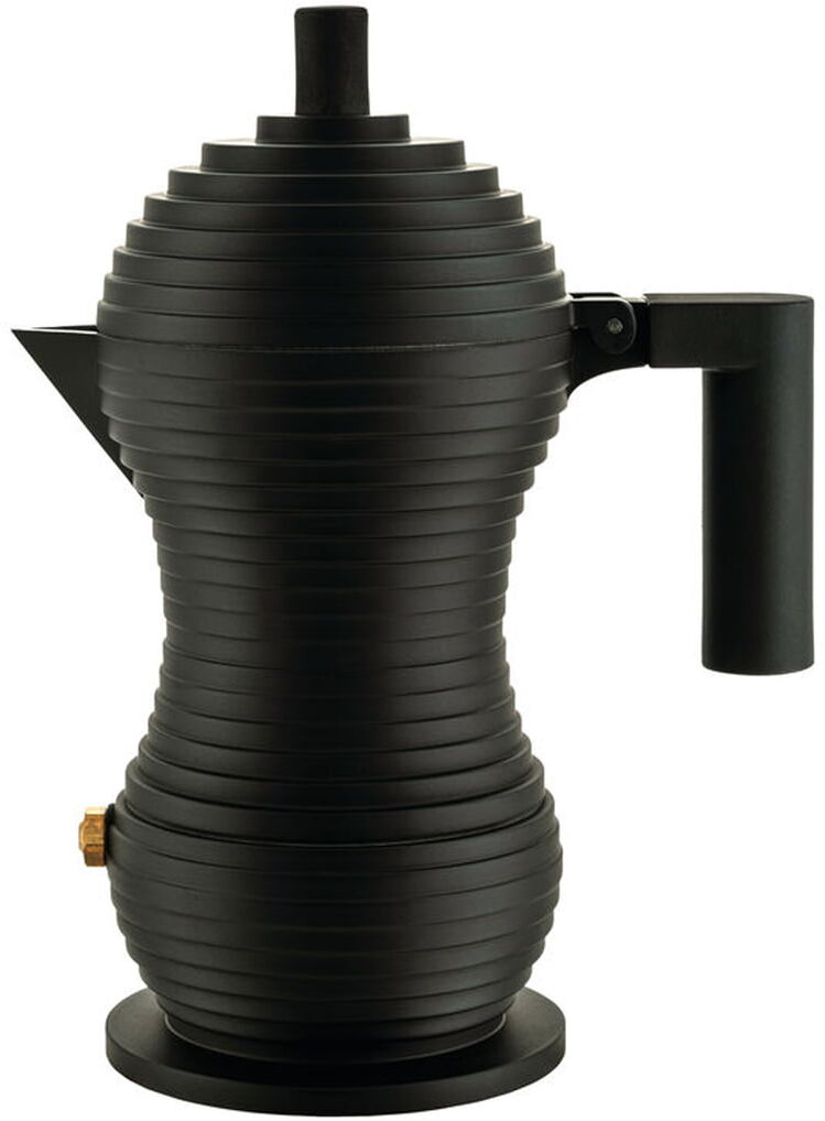 Alessi - Pulcina Cafetière espresso, 30 cl, noir