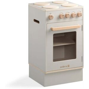 Sebra - KIDchen Cuisine pour enfants en bois, cuisinière, beige