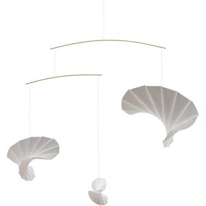 Flensted Mobiles - Waves 3 Mobile, blanc