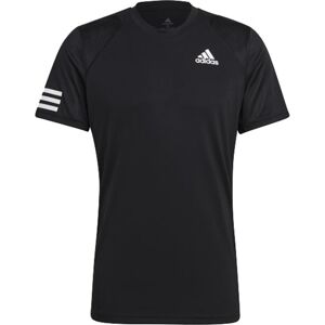 Adidas Club 3-Stripes Tee Men Black, XL