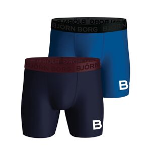 Björn Borg Performance Shorts Blue 2-Pack, L