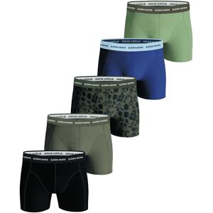 Björn Borg Multi Essantial Shorts  Green/Black/Blue 5-pack, L