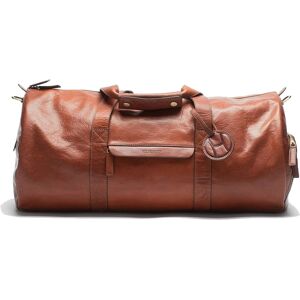 HILDEBRAND Leather Duffle Brown Leather Padel/Weekend