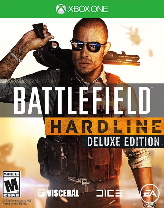 CETTE ÉDITION COMPREND Un Battlepack Polyvalence, un Battlepack Précision et un Battlepack Suppression, tous dotés de fusils d'assaut uniques, de camouflages d'armes et de boosts d'XP. 10 Battlepacks d'or contenant des combinaisons d'accessoires d'armes, d'écussons et d'emblèmes, de bonus d'XP et d'éléments de personnalisation du personnage. Ces Battlepacks d'or sont livrés une fois par semaine à partir de l'activation initiale du jeu. À PROPOS DU JEU Vivez votre fantasme de flic et de criminel dans Battlefield™ Hardline. Ce blockbuster bourré d'action combine d'intenses moments multijoueurs signature de Battlefield avec une histoire et un décor chargés d'émotion qui rappellent un feuilleton policier télévisé moderne. Dans une campagne solo viscérale, vous incarnerez Nick Mendoza, un jeune détective qui se lance dans une vendetta à travers le pays, cherchant à se venger de ses anciens partenaires de confiance. En multijoueur, vous chasserez les criminels, pillerez les coffres et sauver image