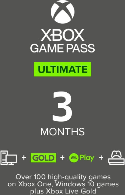 3 Month Xbox Game Pass Ultimate Xbox One / PC (EU & UK)