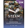 Recharge du portefeuille Steam 20 EUR