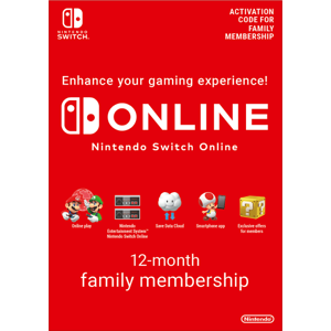 Nintendo Switch Online 12 Month (365 Day) Family Membership Switch