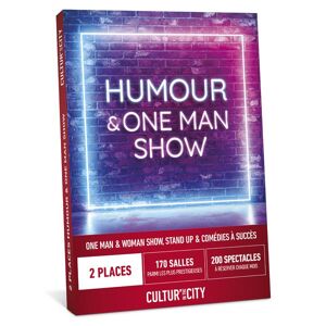 Wonderbox Coffret 2 places d'humour et one-man-show Cultur in the city - Publicité
