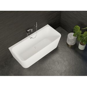 SPALINA Baignoire semi-îlot murale MINT 170, L170xl81xH57cm,