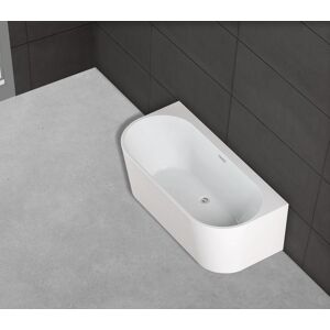 SPALINA Baignoire semi-îlot murale NAOS 170x80cm,