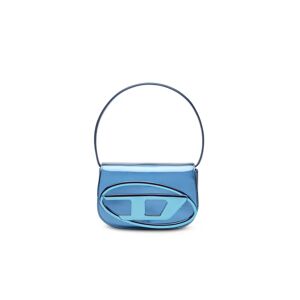 Diesel - 1DR - Sac iconique à bandoulière en cuir effet miroir - Sacs d'Épaule - Femme - Bleu UNI - Publicité