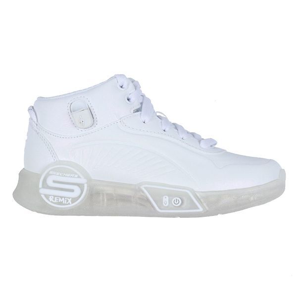 Skechers Chaussures av. Lumière - S-Light Remix - Blanc - 34 - Skechers Chaussures Clignotantes Blanc unisex