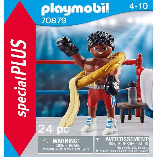 Playmobil SpecialPlus - Champion de boxe - 70879 - 24 Parties - UneTaille - Playmobil Jouets Multicolore unisex