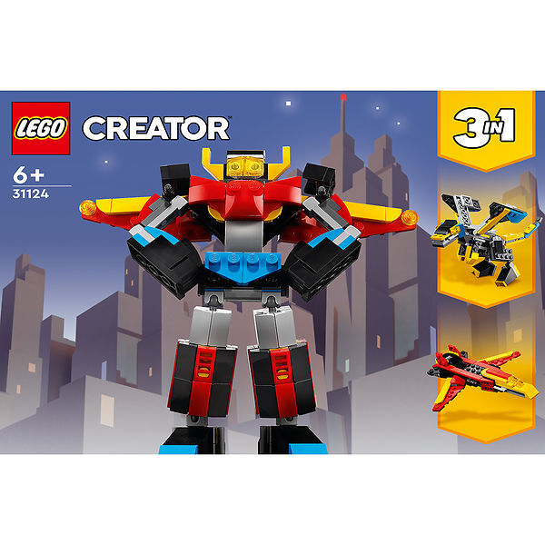 Lego Créateur - Le Super Robot 31124 - 159 Parties - UneTaille - LEGO® Blocs de Construction unisex