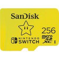 Sandisk Nintendo Switch 256 Gb microSDXC, Carte mémoire