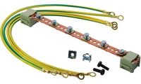 Digitus 19" Earthing LEADS & POTENTIALl matériel de base Multicolore, Rails