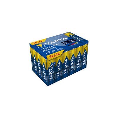 Varta Pile Longlife Power LR06 Boîte, AA (Mignon), Batterie - Publicité Varta Pile Longlife Power LR06 Boîte, AA (Mignon), Batterie - Publicité