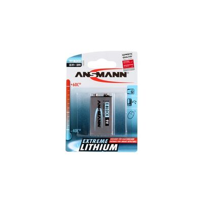 Ansmann 9V E-Block Batterie à usage unique Lithium - Publicité Ansmann 9V E-Block Batterie à usage unique Lithium - Publicité