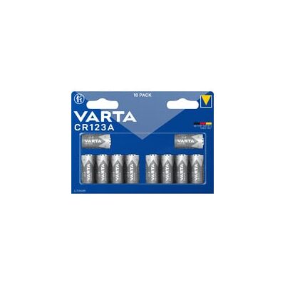 Varta Pile cylindrique au lithium CR123A 3V, CR17345, Batterie - Publicité Varta Pile cylindrique au lithium CR123A 3V, CR17345, Batterie - Publicité