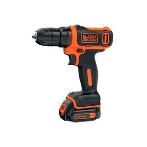 BLACK+DECKER Perceuse/Visseuse sans fil - 10.8V, 26Nm, Lampe LED - Publicité BLACK+DECKER Perceuse/Visseuse sans fil - 10.8V, 26Nm, Lampe LED - Publicité