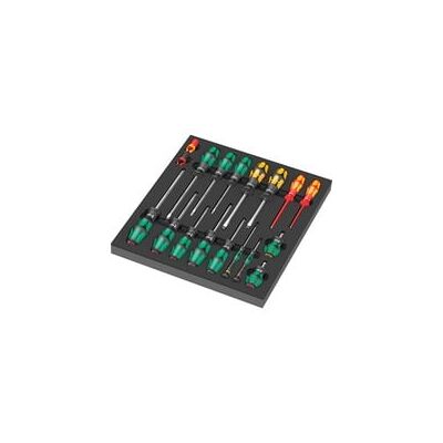 Wera 9710 Insert en mousse avec Tournevis Set 1, 18 pièces - Publicité Wera 9710 Insert en mousse avec Tournevis Set 1, 18 pièces - Publicité
