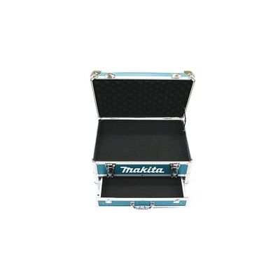 Makita 823324-5 Boîte à outils Bleu, Argent, Valise - Publicité Makita 823324-5 Boîte à outils Bleu, Argent, Valise - Publicité