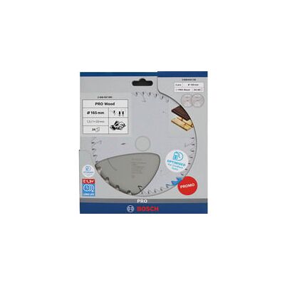 Bosch PRO Wood Lame de scie circulaire sans fil 165 mm - Publicité Bosch PRO Wood Lame de scie circulaire sans fil 165 mm - Publicité