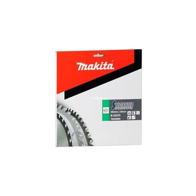 Lame de scie Makita B-33370 - Aluminium, plastique, stratifié - Publicité Lame de scie Makita B-33370 - Aluminium, plastique, stratifié - Publicité