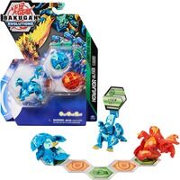 Spin Master BAKUGAN EVOLUTIONS NOUVELLE SAISON 2022 - STARTER PACK SAISON 4 - 3 Billes Bakugan Avec 6 BakuCores Et 7 Cartes Collection - Howlkor Colossus Pegatrix - Tiré Du Dessin Animé - Jouet Enfant 6 Ans et +, Jeu d''adresse