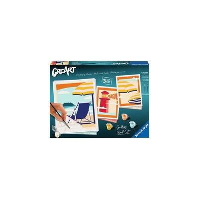 Ravensburger CreArt Gallery Wall Set - At the Beach, Peinture - Publicité Ravensburger CreArt Gallery Wall Set - At the Beach, Peinture - Publicité