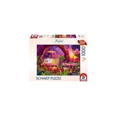 Schmidt Spiele Jeff Haynie : Paradis du camping dans le désert, Puzzle - Publicité Schmidt Spiele Jeff Haynie : Paradis du camping dans le désert, Puzzle - Publicité