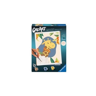 Ravensburger CreArt - Hello Giraffe, Peinture - Publicité Ravensburger CreArt - Hello Giraffe, Peinture - Publicité